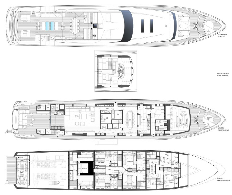 Планы палуб. Ab Yachts ab100 планы палуб. Ab 100 Yacht. Ab 100 Yacht планировка. Baglietto 40m Superfast Panam.